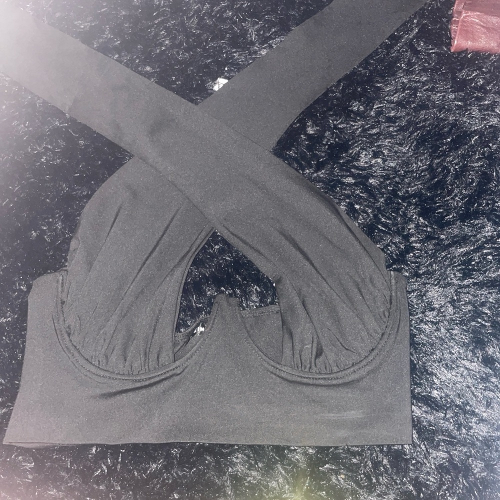 Stylish Black Crop Top